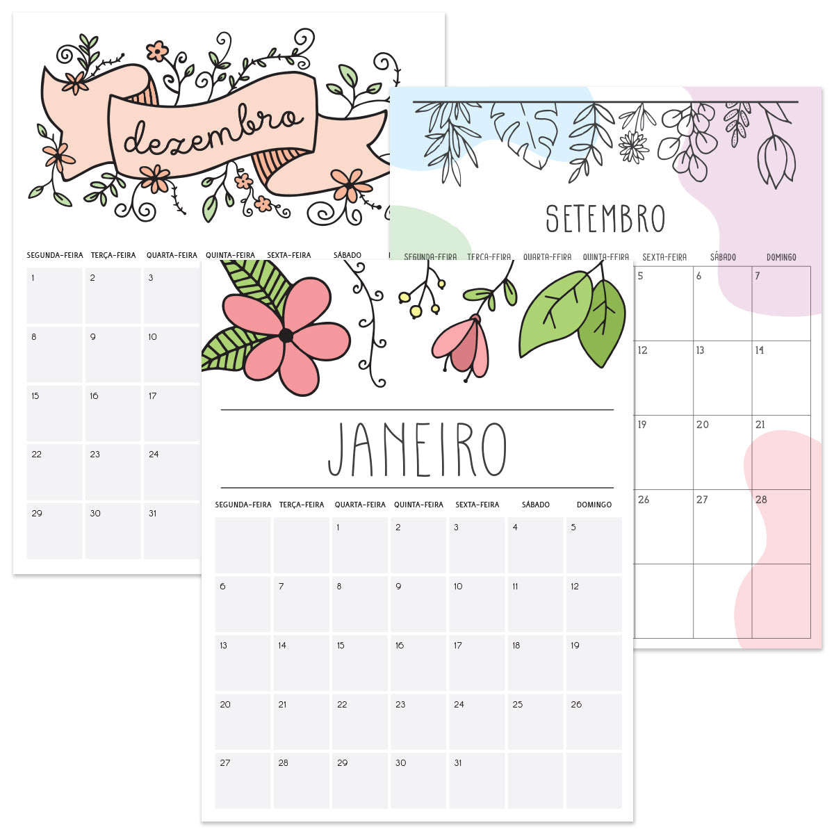 calendário para imprimir