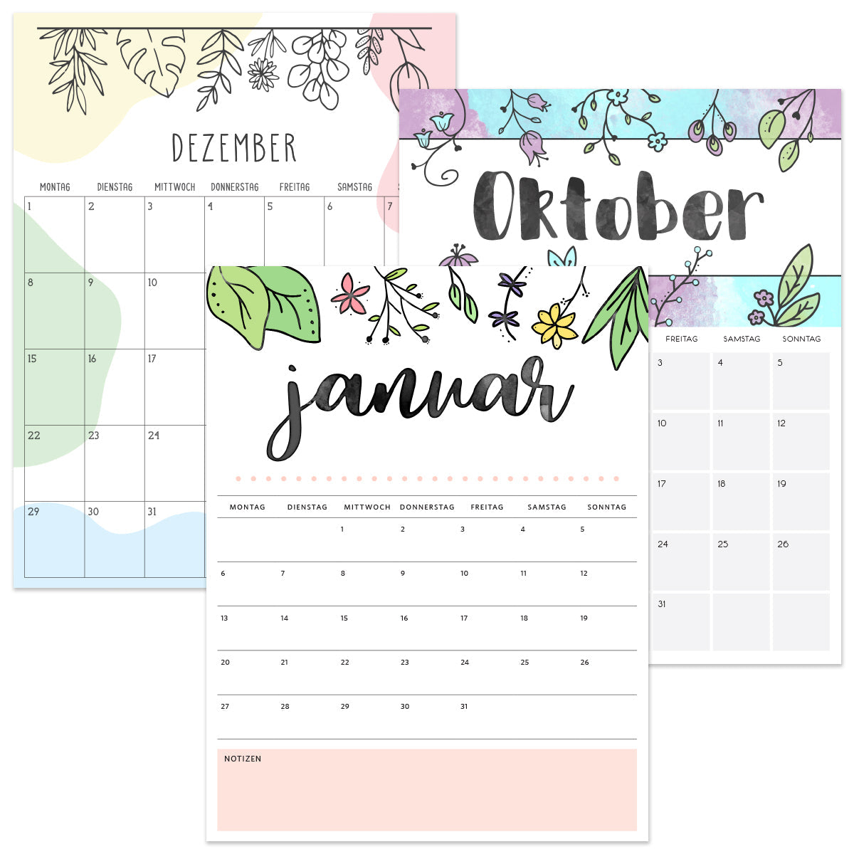 kalender zum ausdrucken