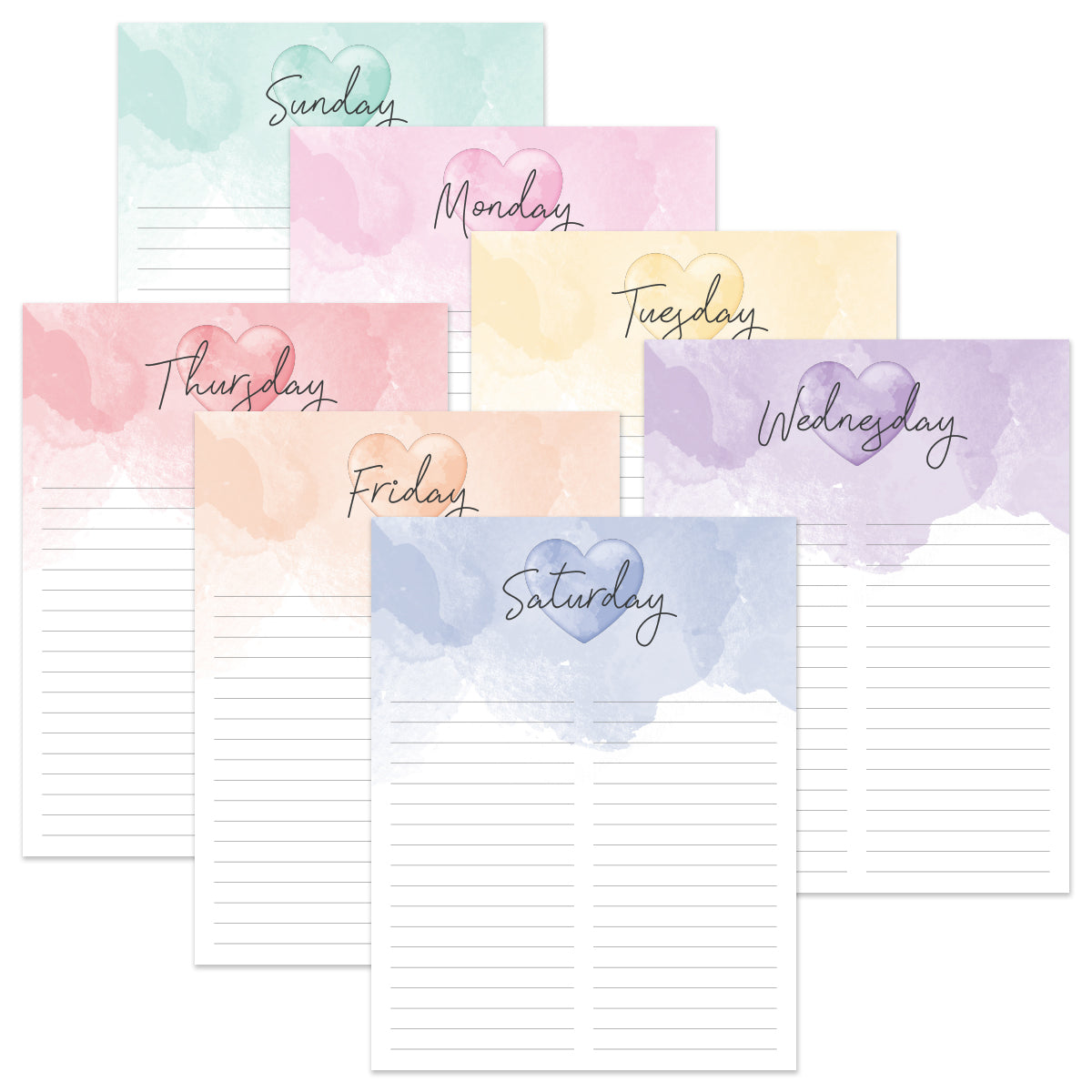 printable weekly planner