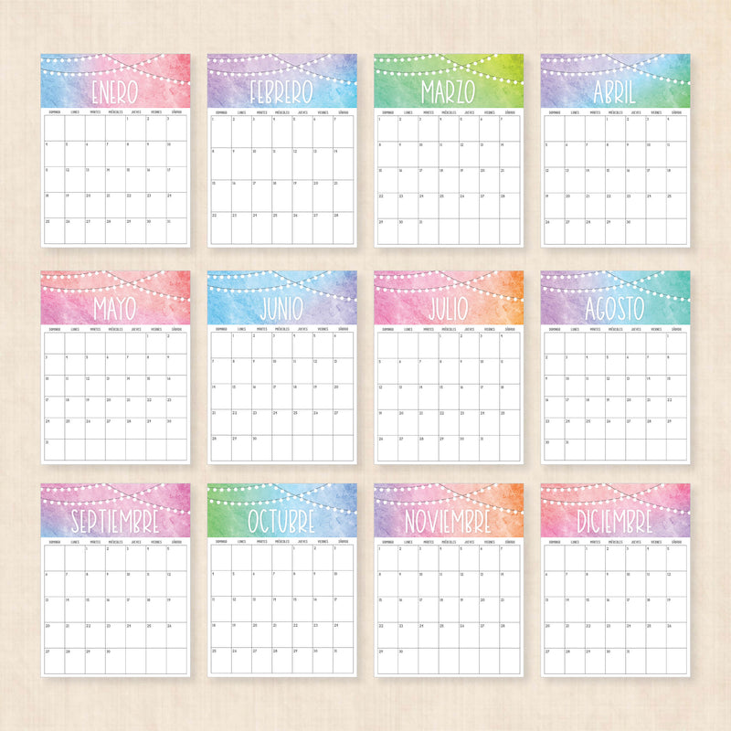 calendario 2026 para imprimir