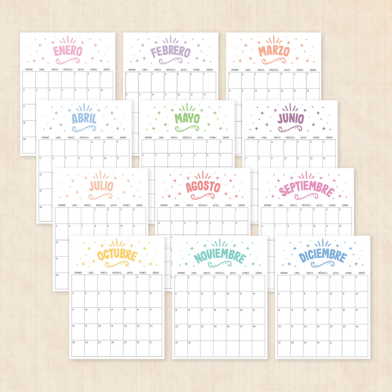 calendario 2026 para imprimir