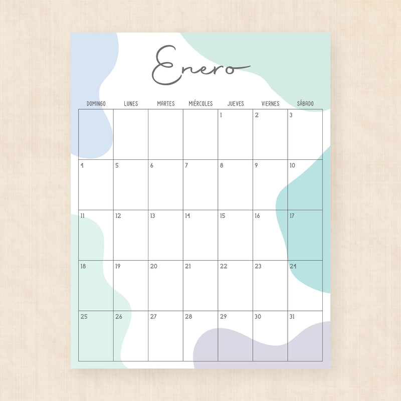 calendario 2026 para imprimir