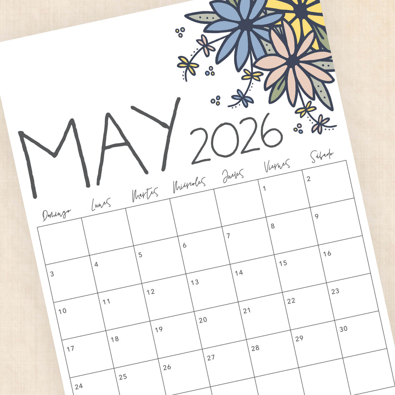 calendario 2026 para imprimir