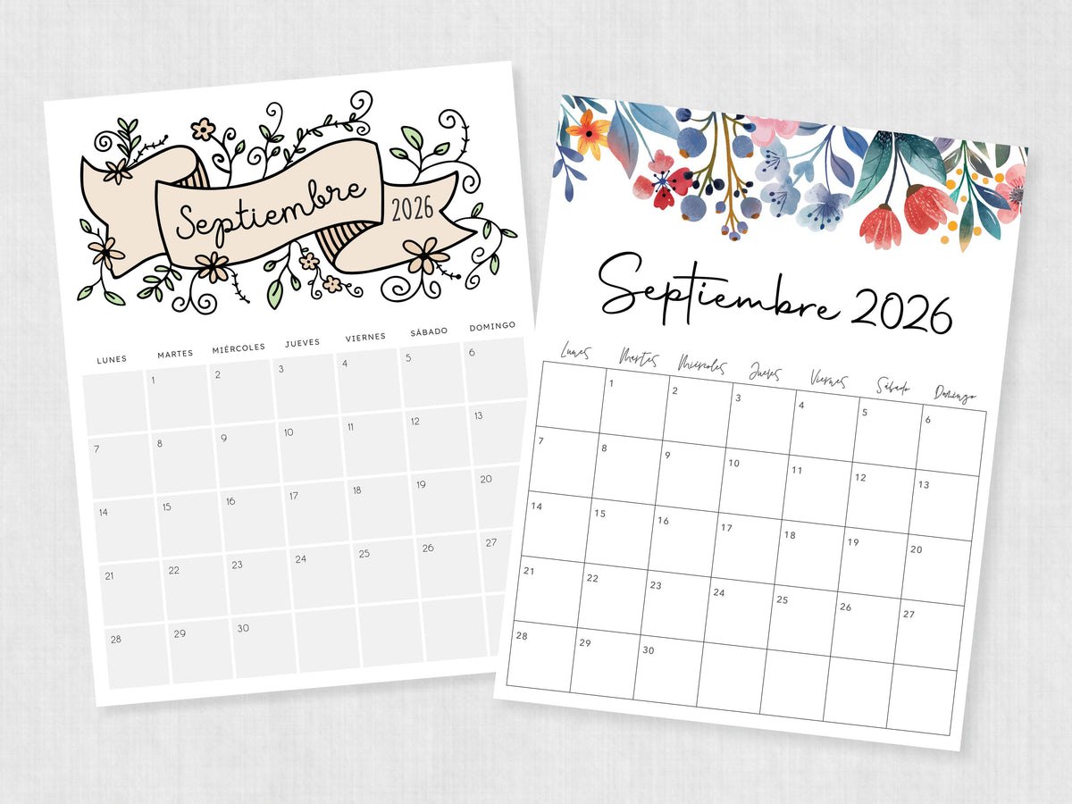 calendario 2026 para imprimir