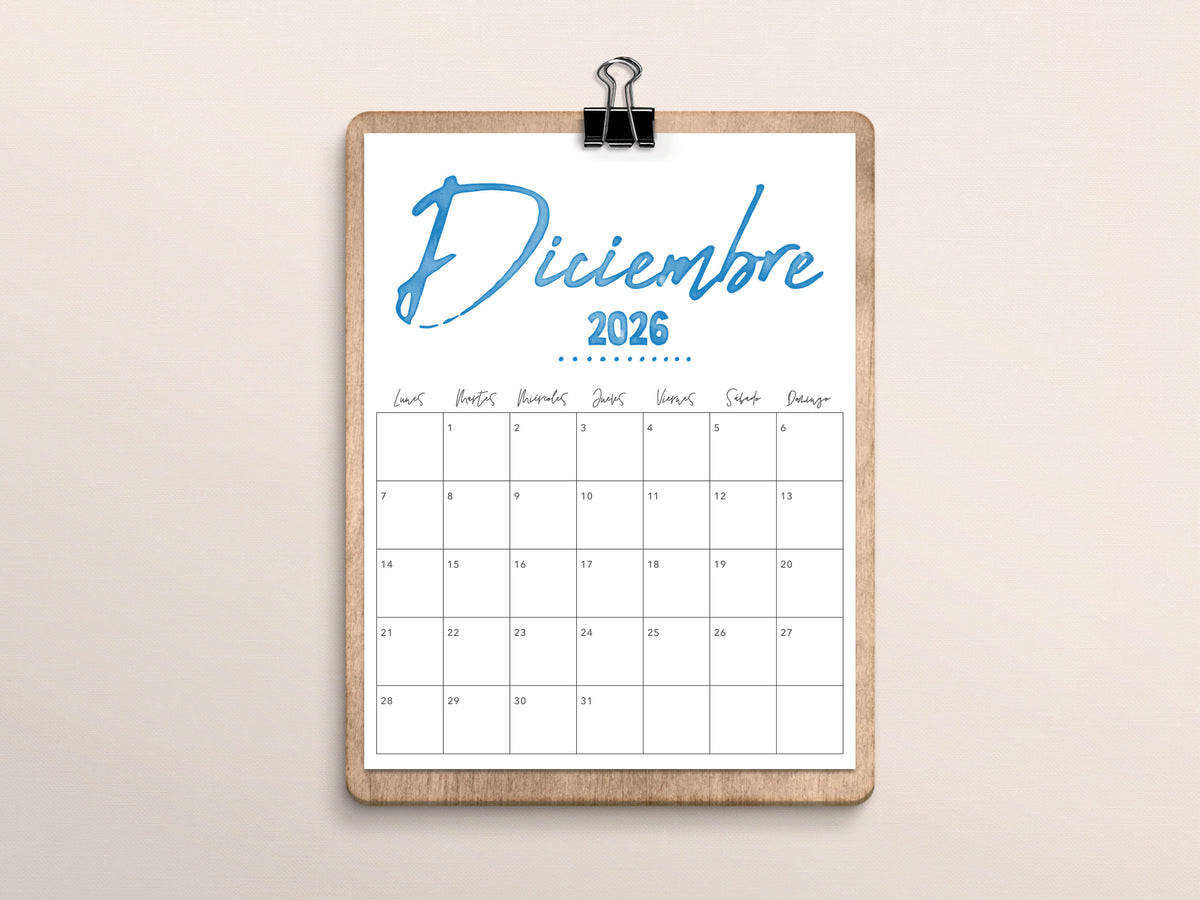 calendario 2026 para imprimir