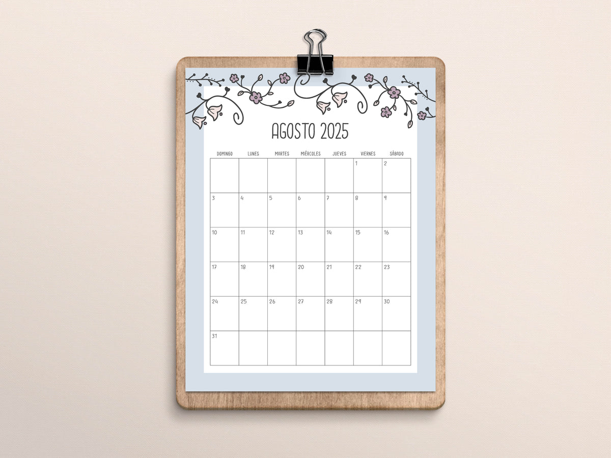 calendario 2025 para imprimir