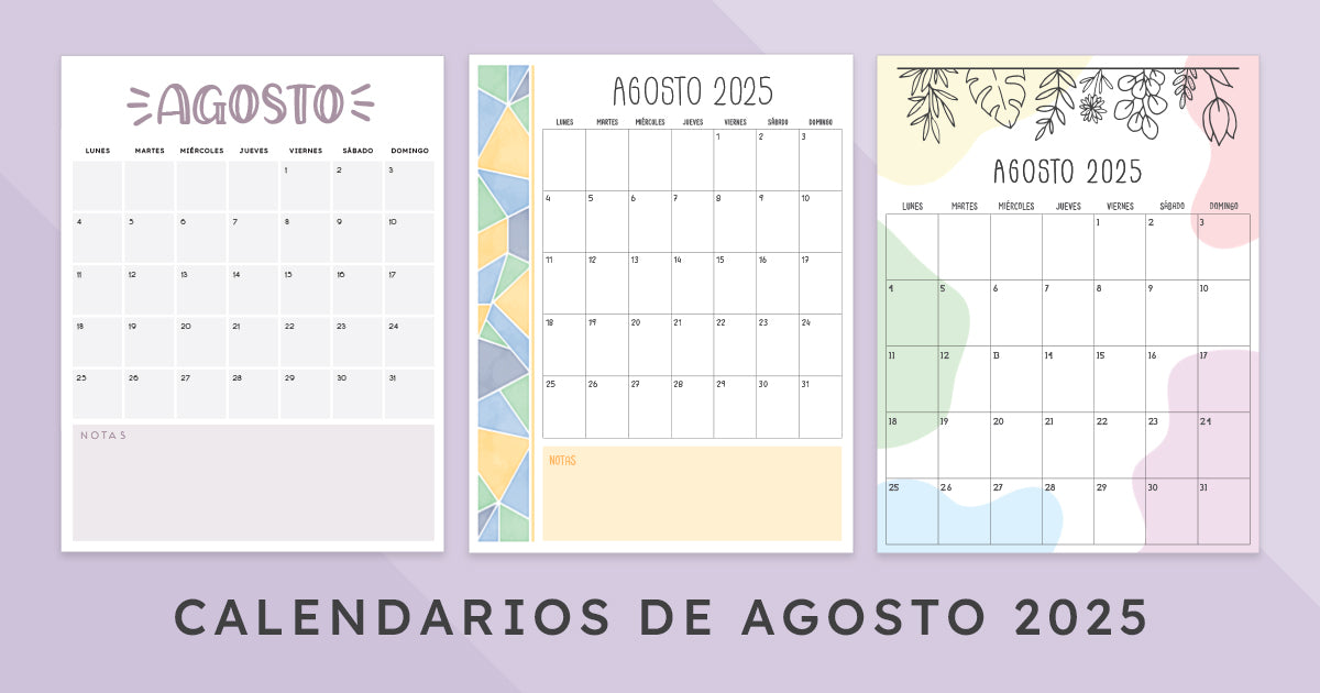 calendario agosto 2025