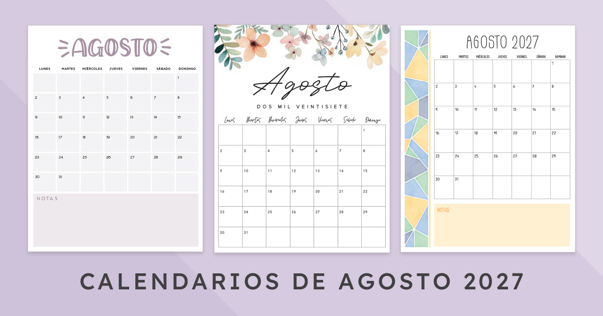calendario agosto 2027