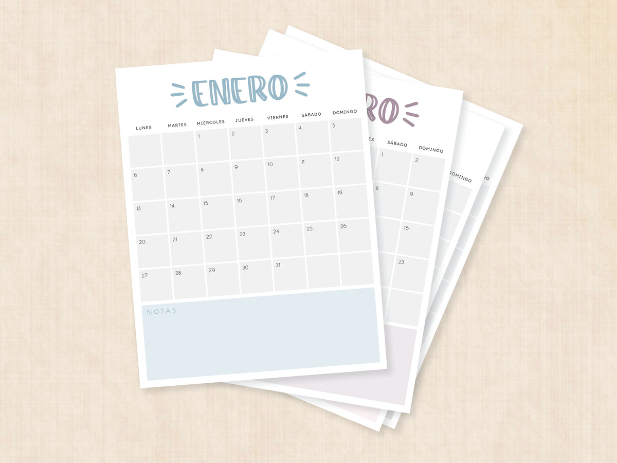 calendario 2025 para imprimir