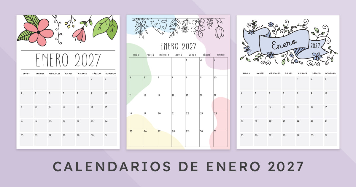 calendario enero 2027