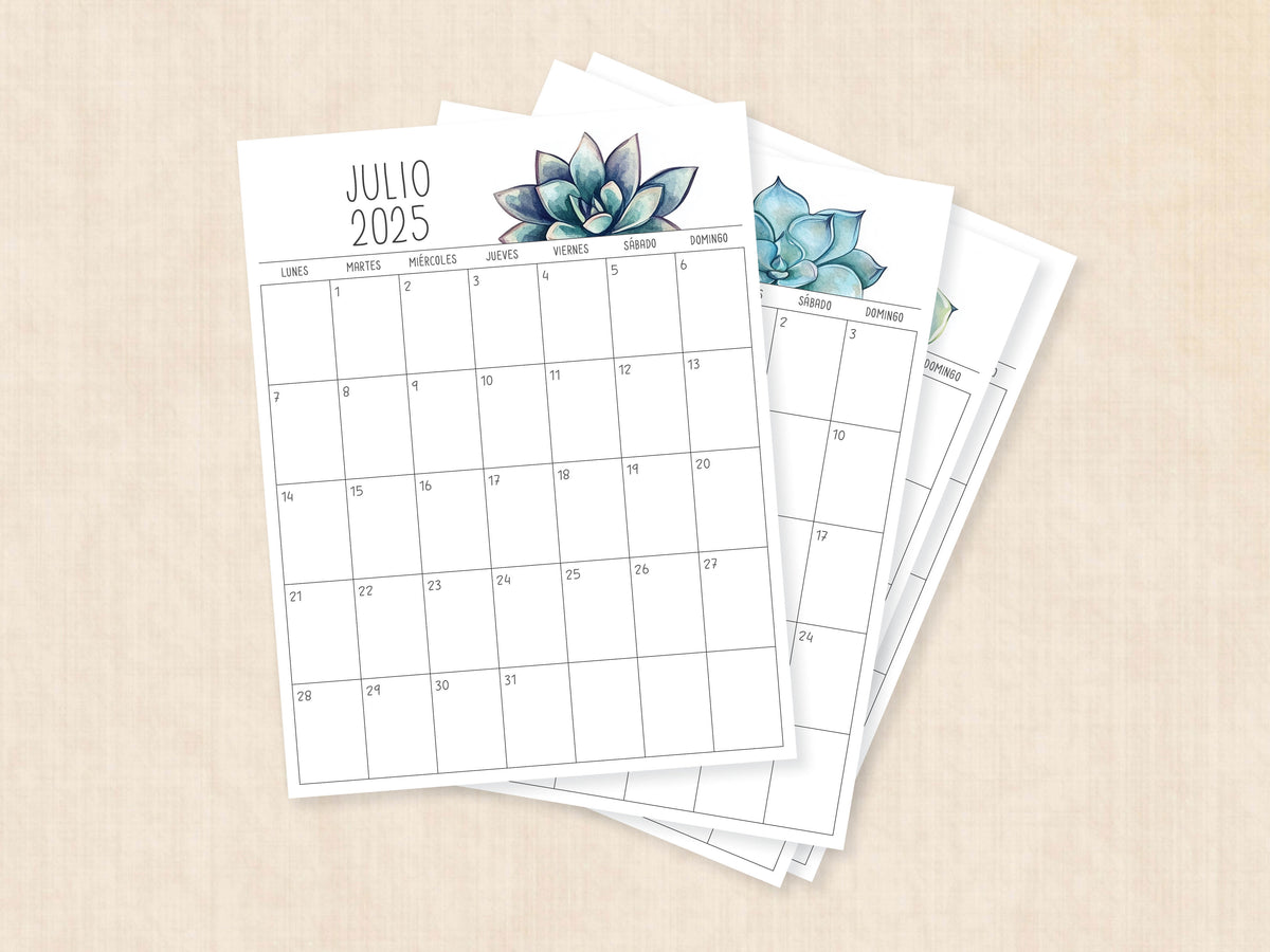 calendario julio 2025
