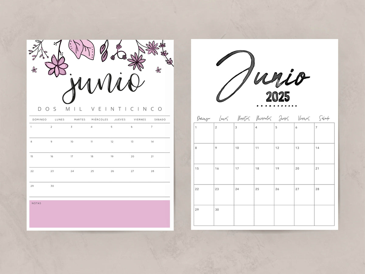 calendario junio 2025