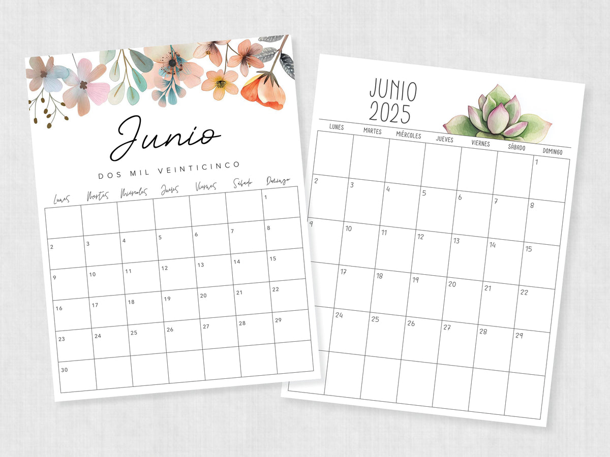 calendario junio 2025