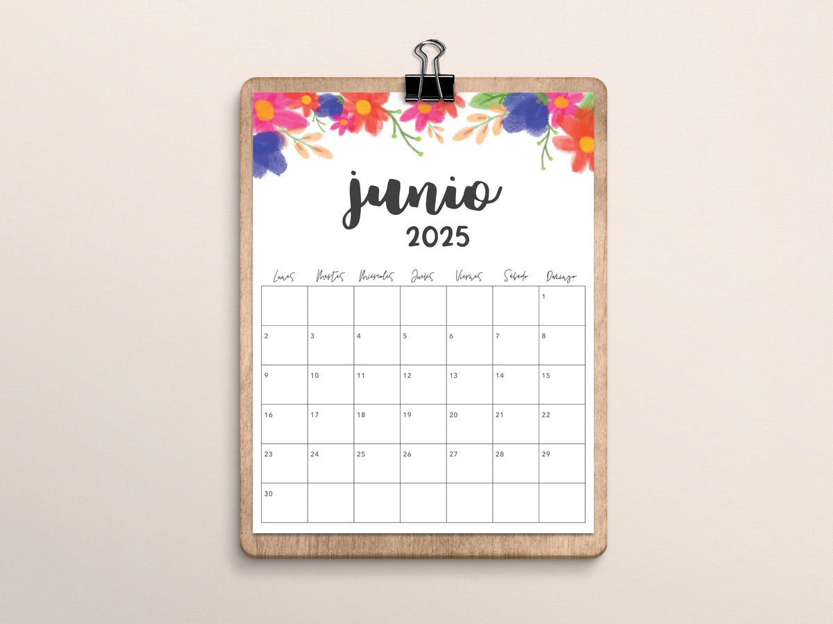 calendario junio 2025