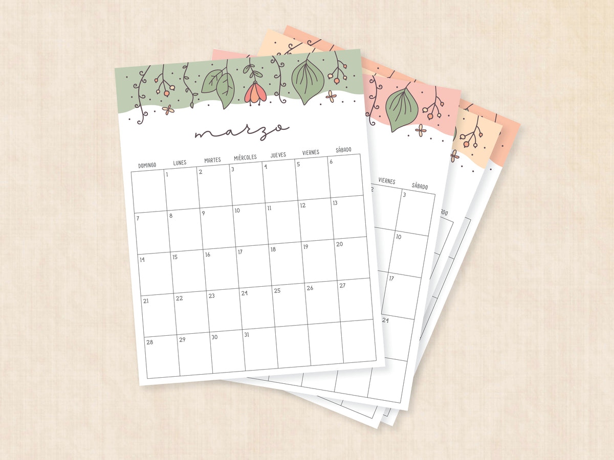 calendario marzo