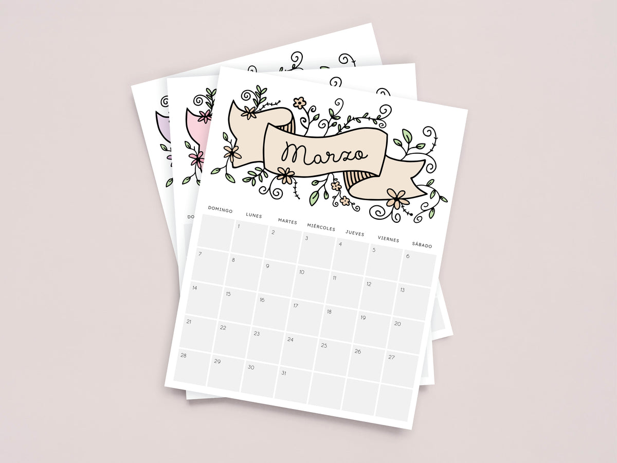 calendario marzo