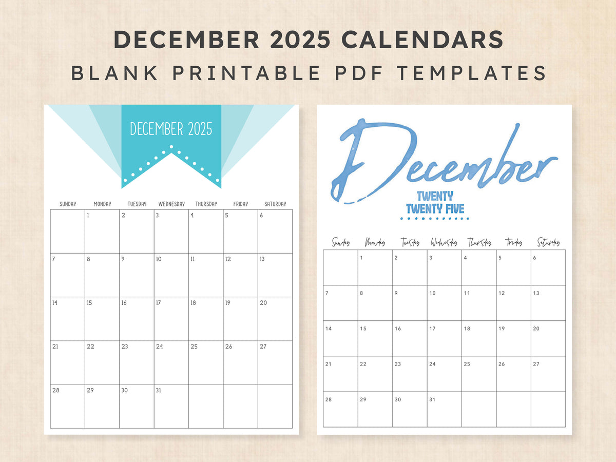december 2025 calendar