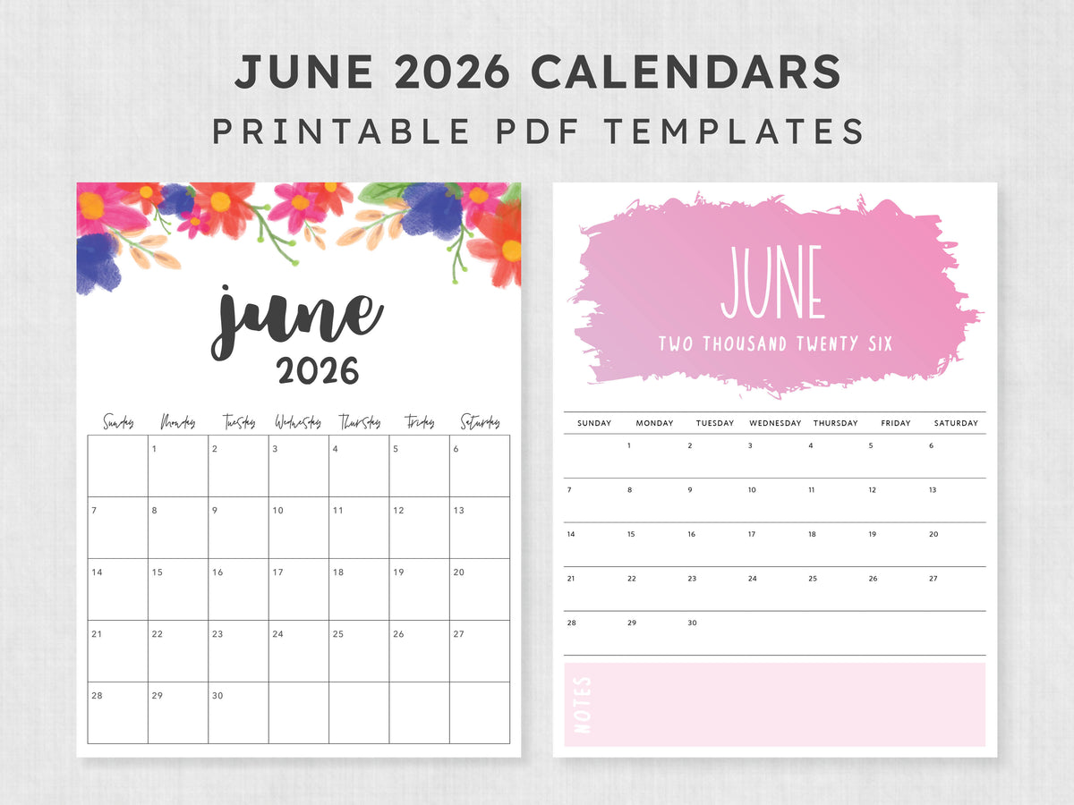 june 2026 calendar