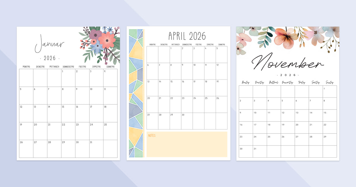 kalender 2026 pdf zum ausdrucken