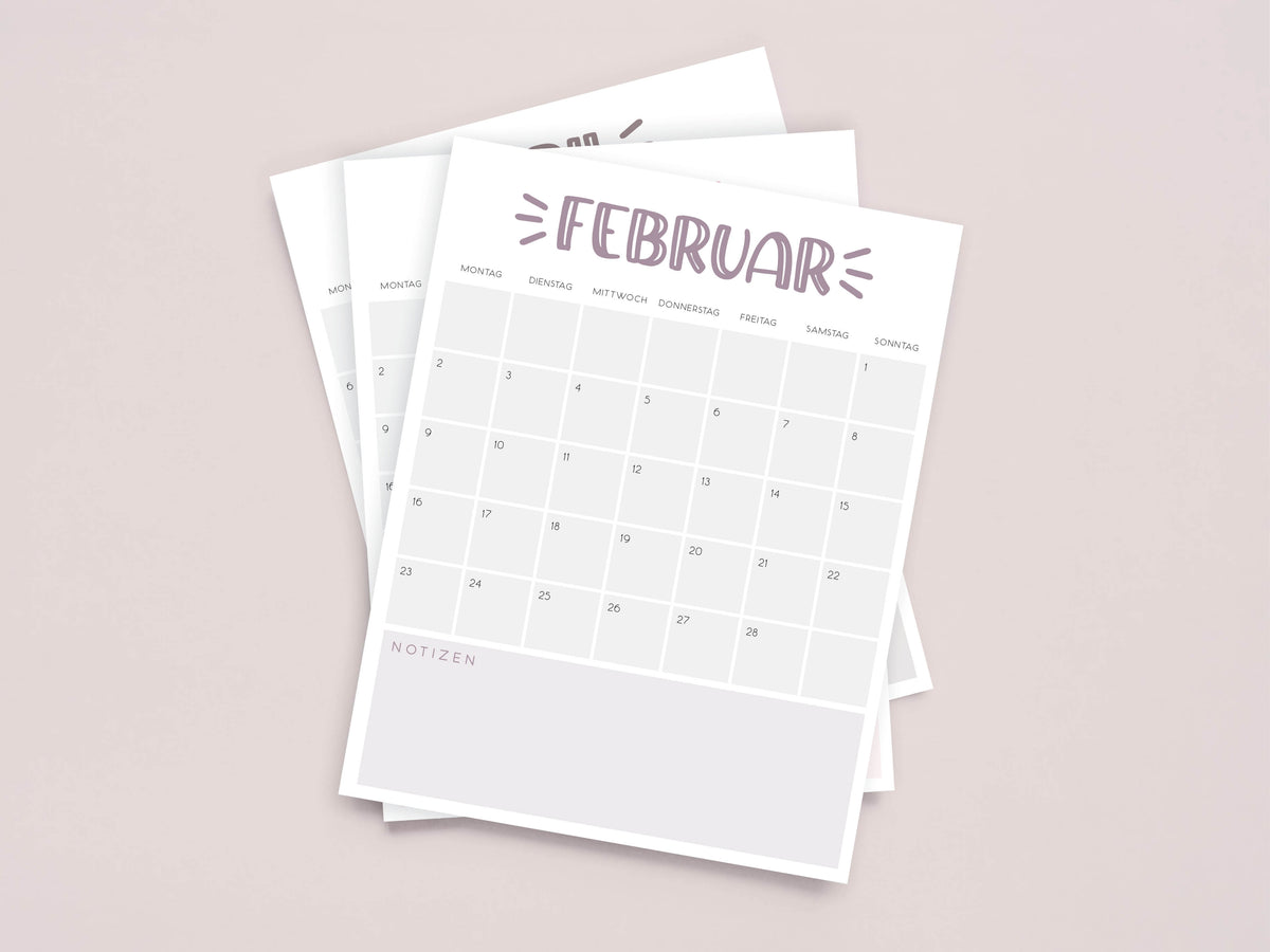 Kalender Februar 2026