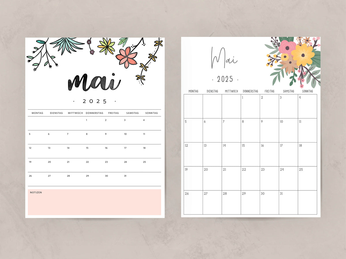 Kalender Mai 2025