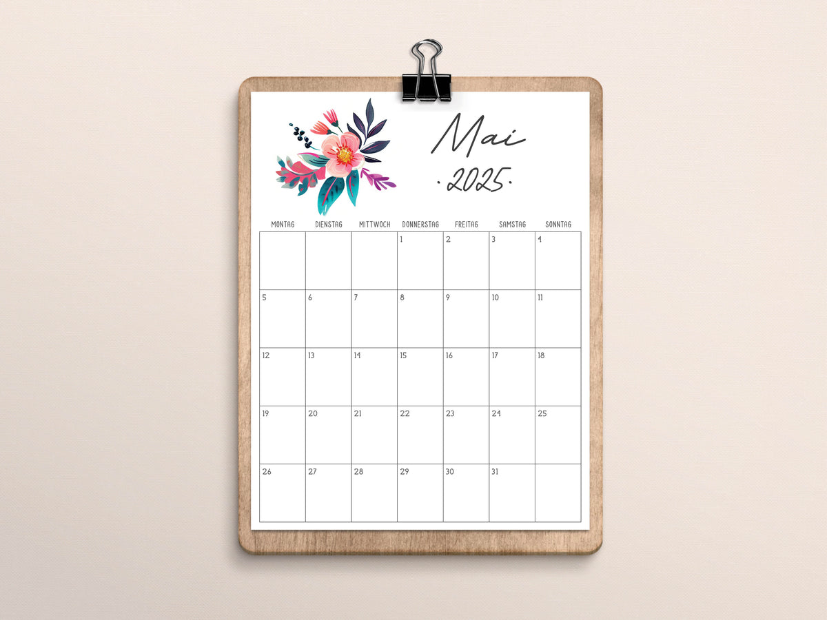 Kalender Mai 2025