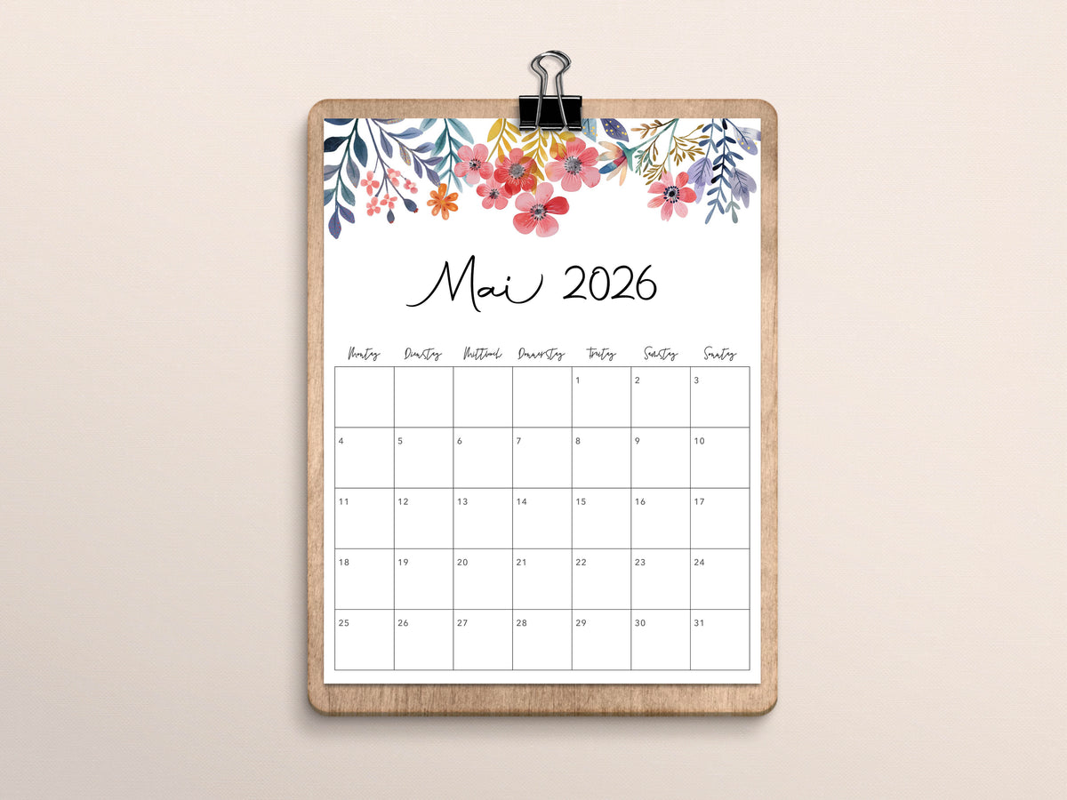kalender mai 2026