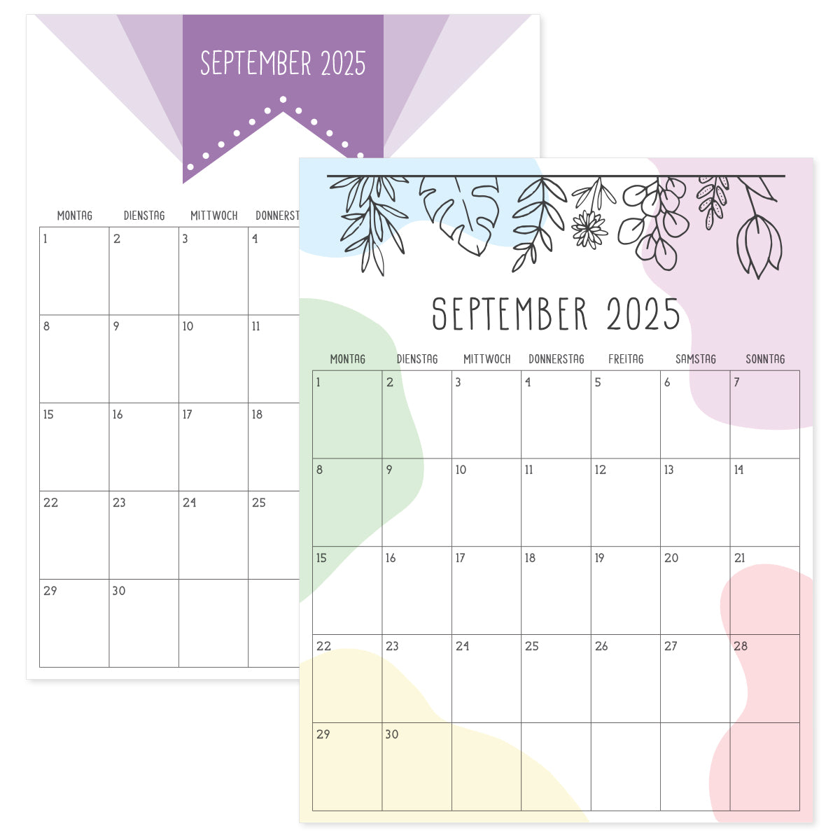 Kalender September 2025