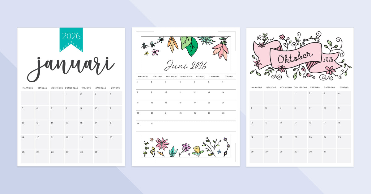 maandkalender 2026