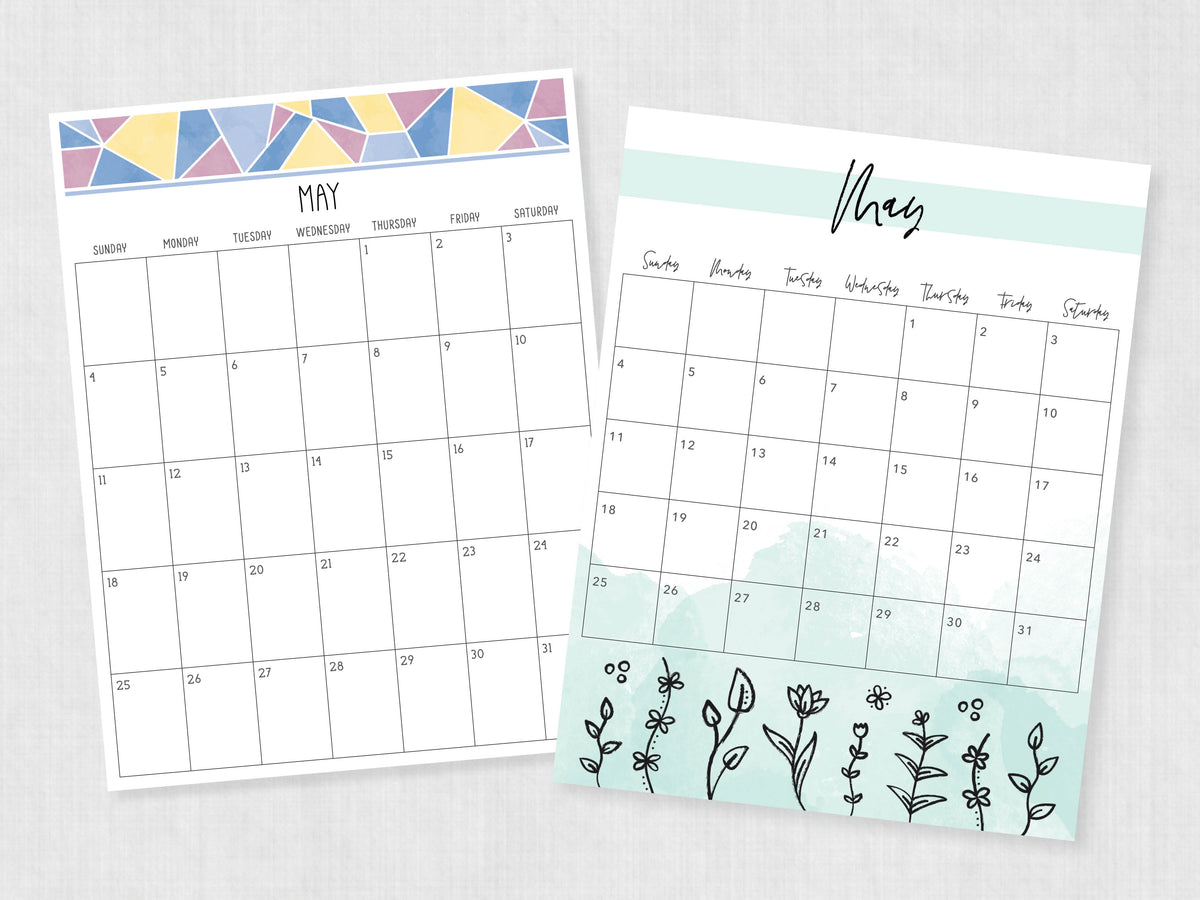 may printable calendar