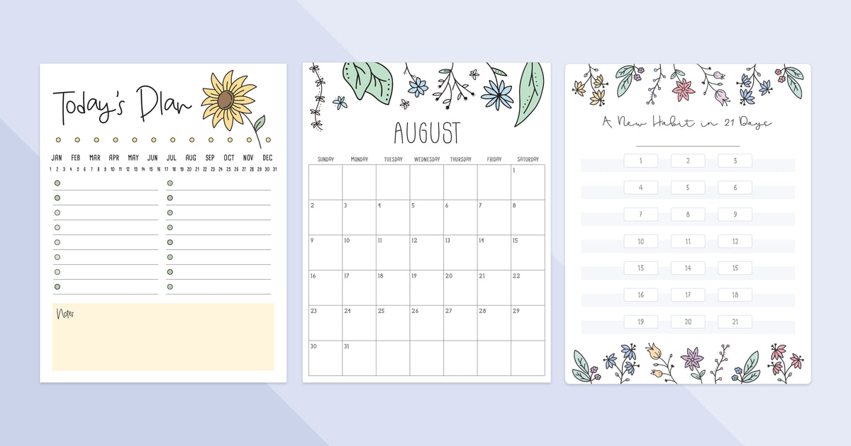 printable planners