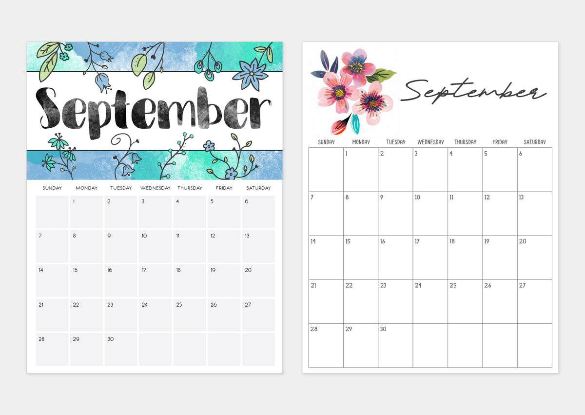 printable september calendar