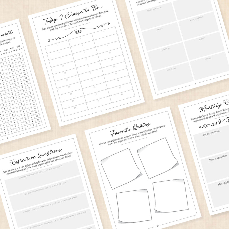 vision board template