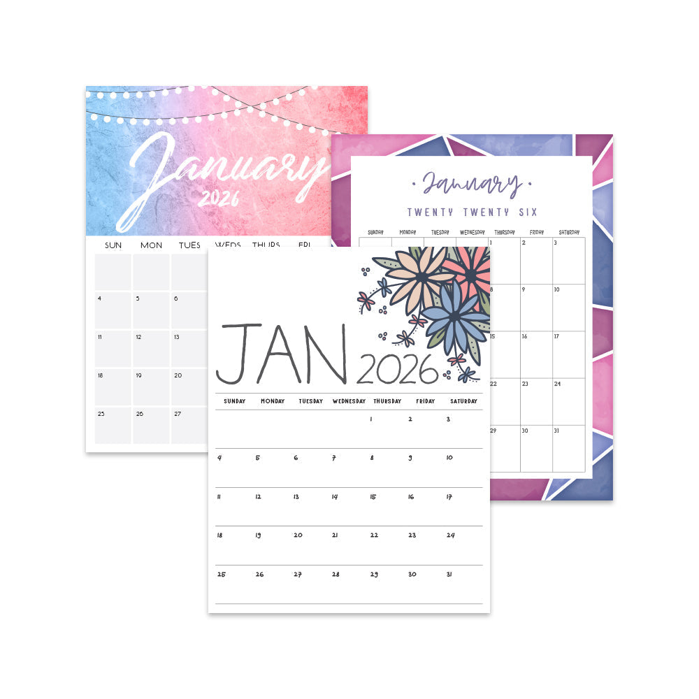 Printable 2026 Calendar · Tidy Plans Printable 2026 Calendar · Tidy Plans