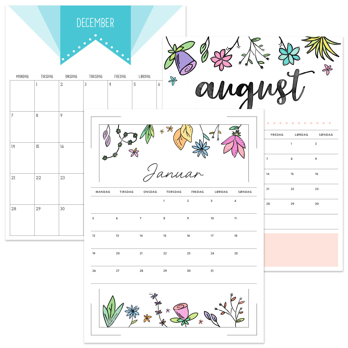 kalender print selv