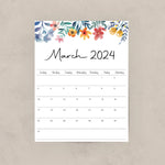 Load image into Gallery viewer, Printable 2024 Calendar
