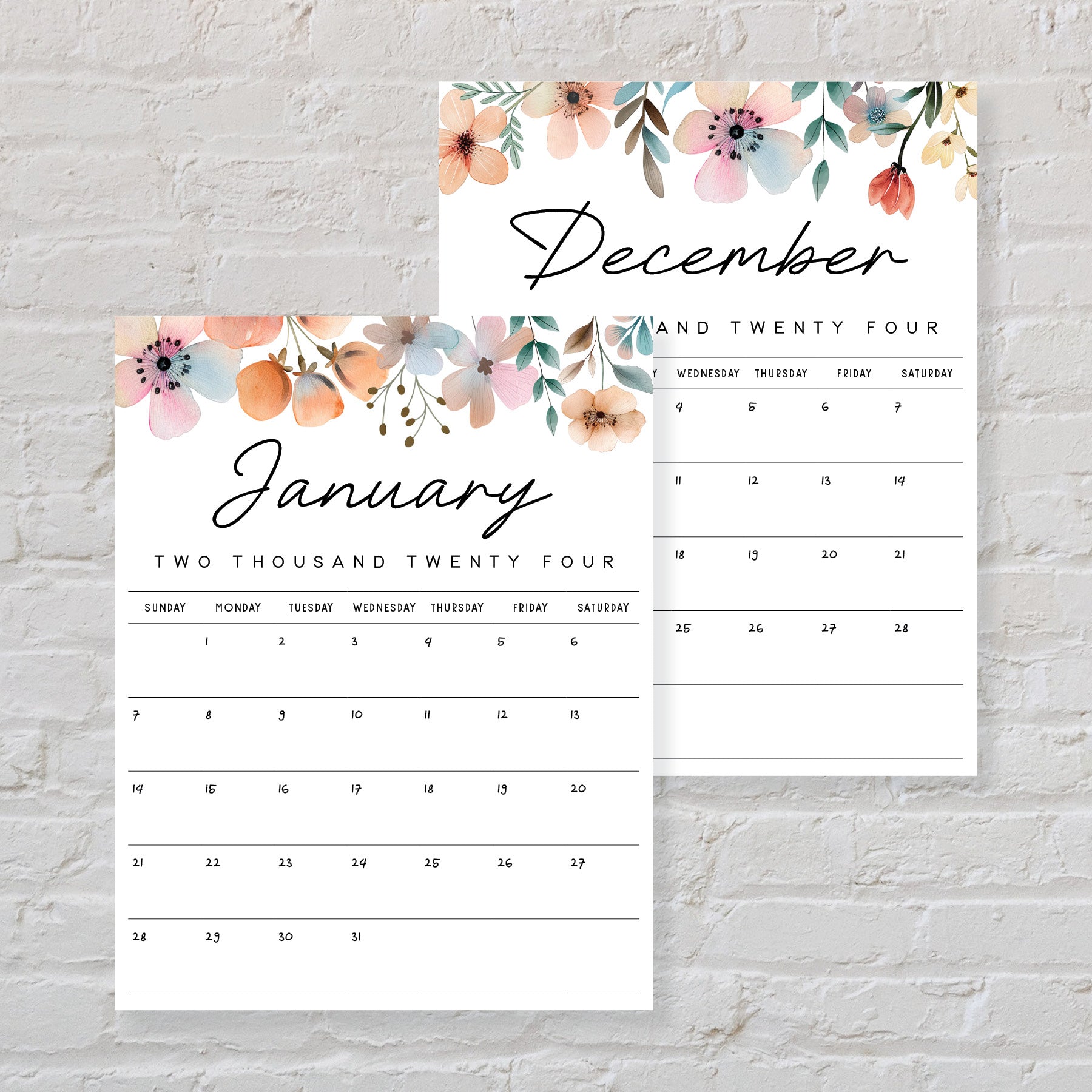 2024 Calendar Printable