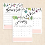 Load image into Gallery viewer, Printable 2025 Calendar
