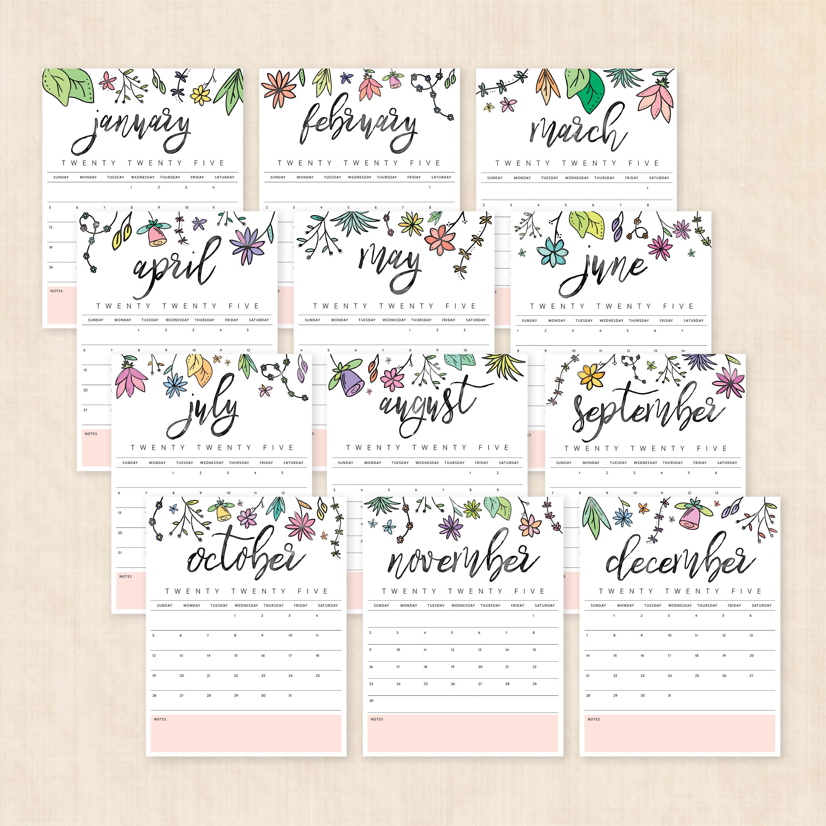 Printable 2025 Calendar