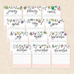 Load image into Gallery viewer, Printable 2025 Calendar
