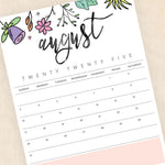 Load image into Gallery viewer, Printable 2025 Calendar
