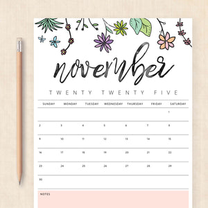 Printable 2025 Calendar
