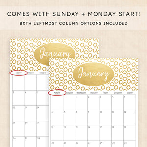 2025 Calendar