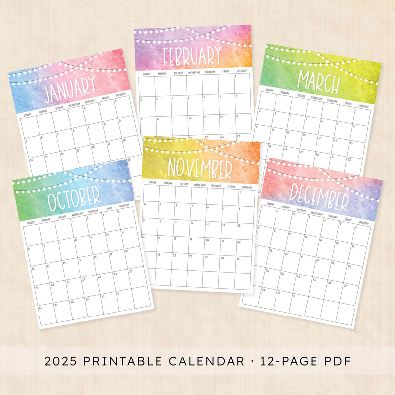 2025 Calendar