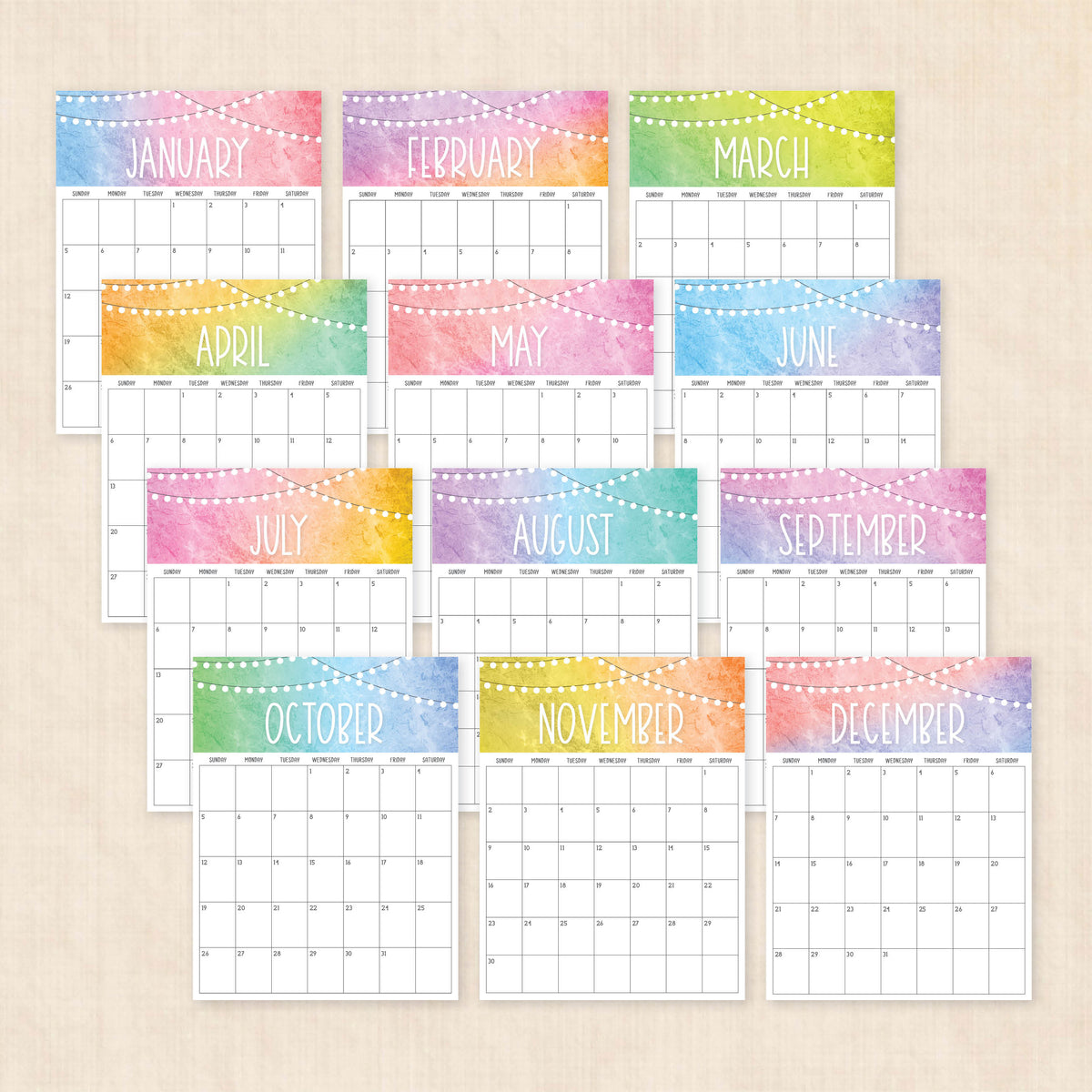 2025 Calendar