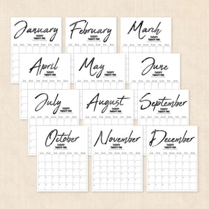 Printable 2025 Calendar