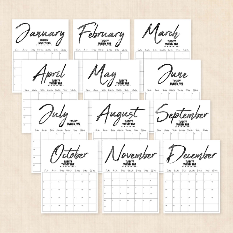 Printable 2025 Calendar