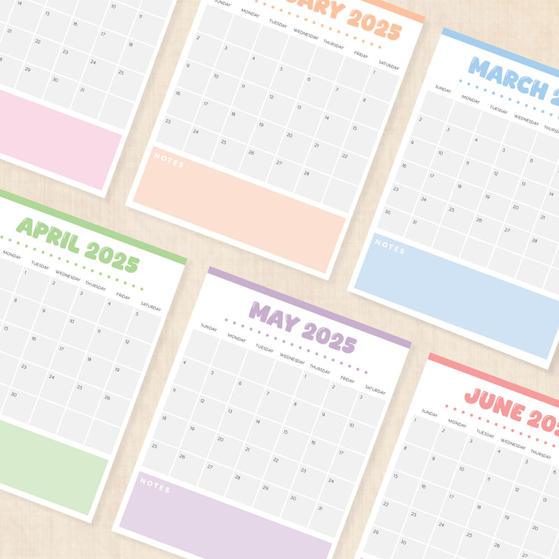 Printable 2025 Calendar