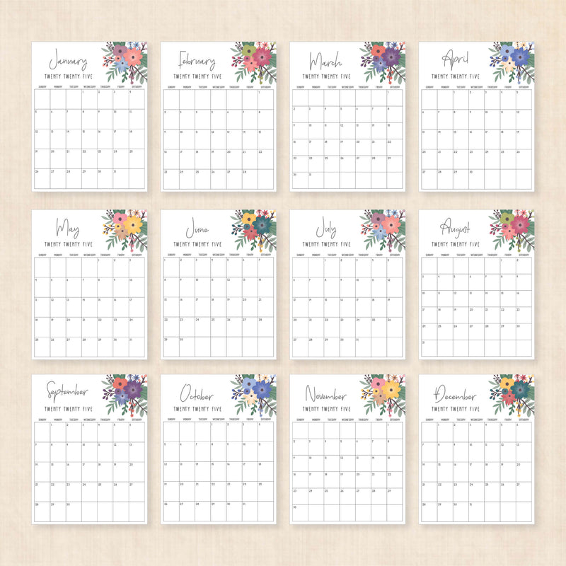 Printable 2025 Calendar