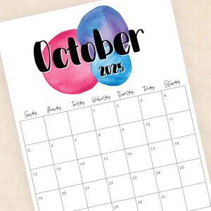 2025 Calendar